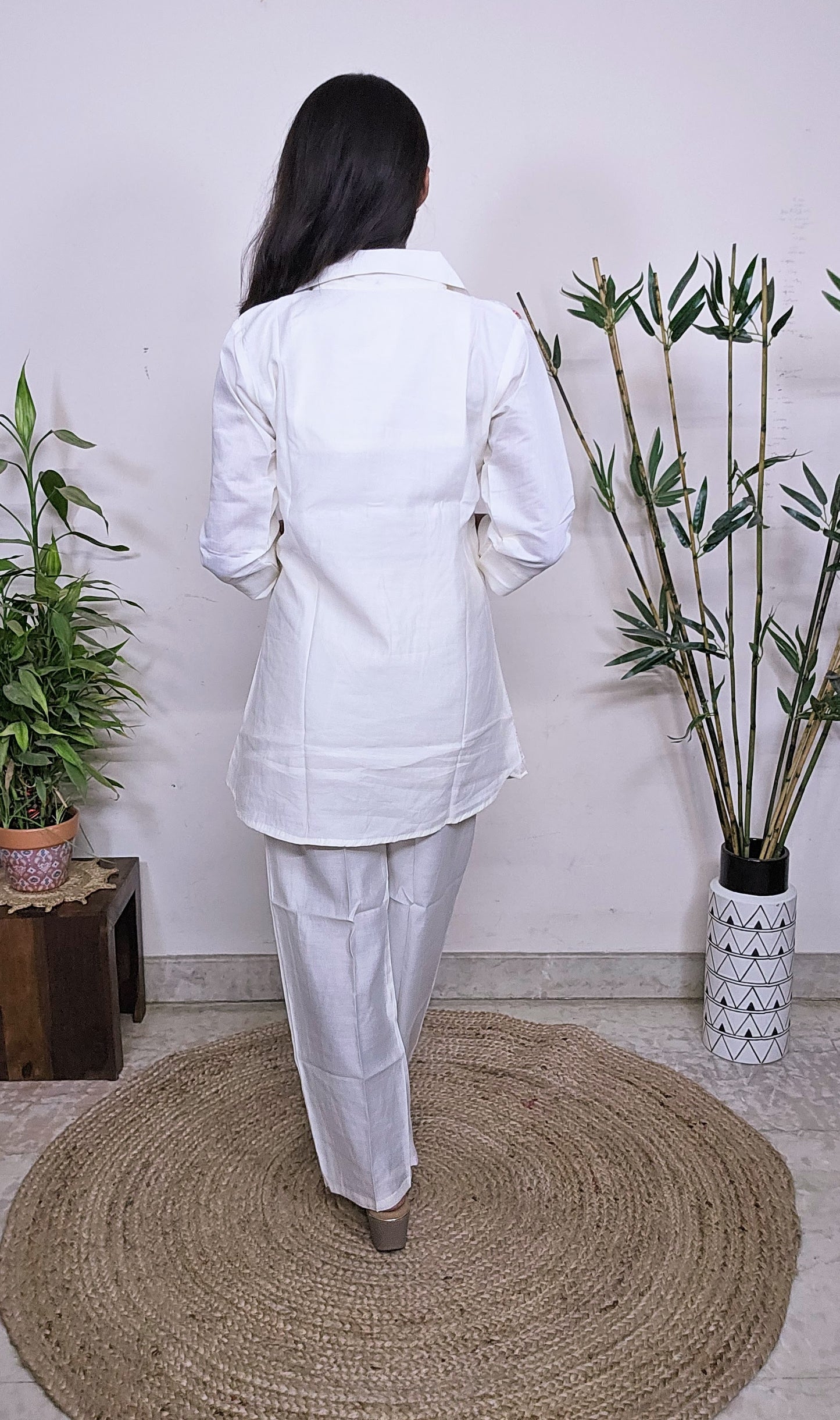 EthnixThread Trendy Embroidered Coord Sets for Teenagers in Cotton Silk