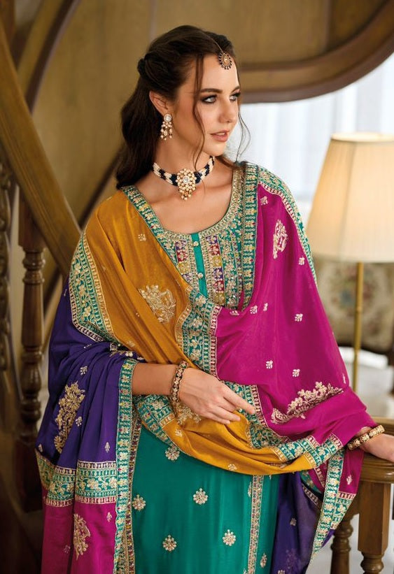 EthnixThread Heavy Luxurious Party Wear readymade Suit Sets