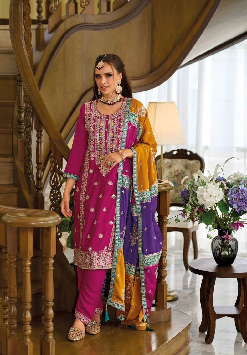 EthnixThread Heavy Luxurious Party Wear readymade Suit Sets
