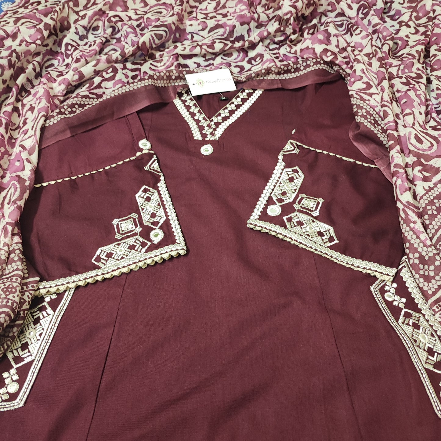 Cotton readymade suit set