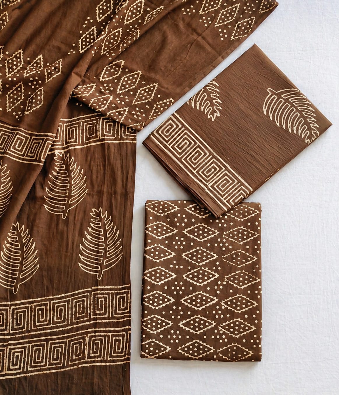 Pure Cotton Dress Material with Mul Cotton Dupatta – Elegant Everyday Comfort