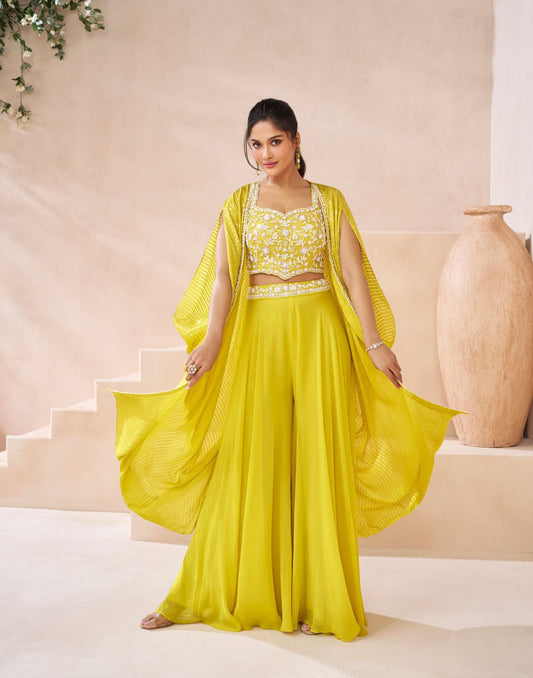 Heavy Party Wear Indo Western  Dress