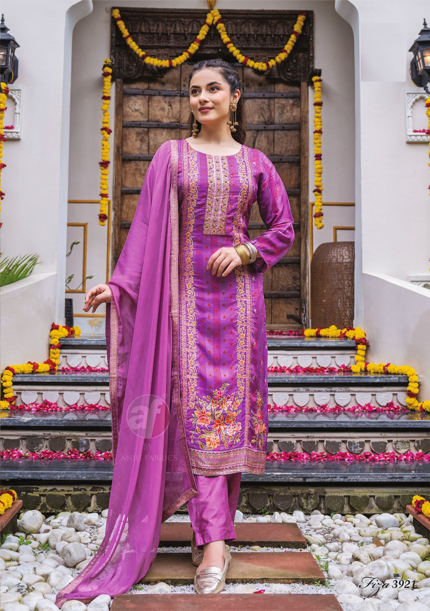 EthnixThread Wedding Readymade Lavender Silk Suit Sets: Timeless Elegance and Effortless Style