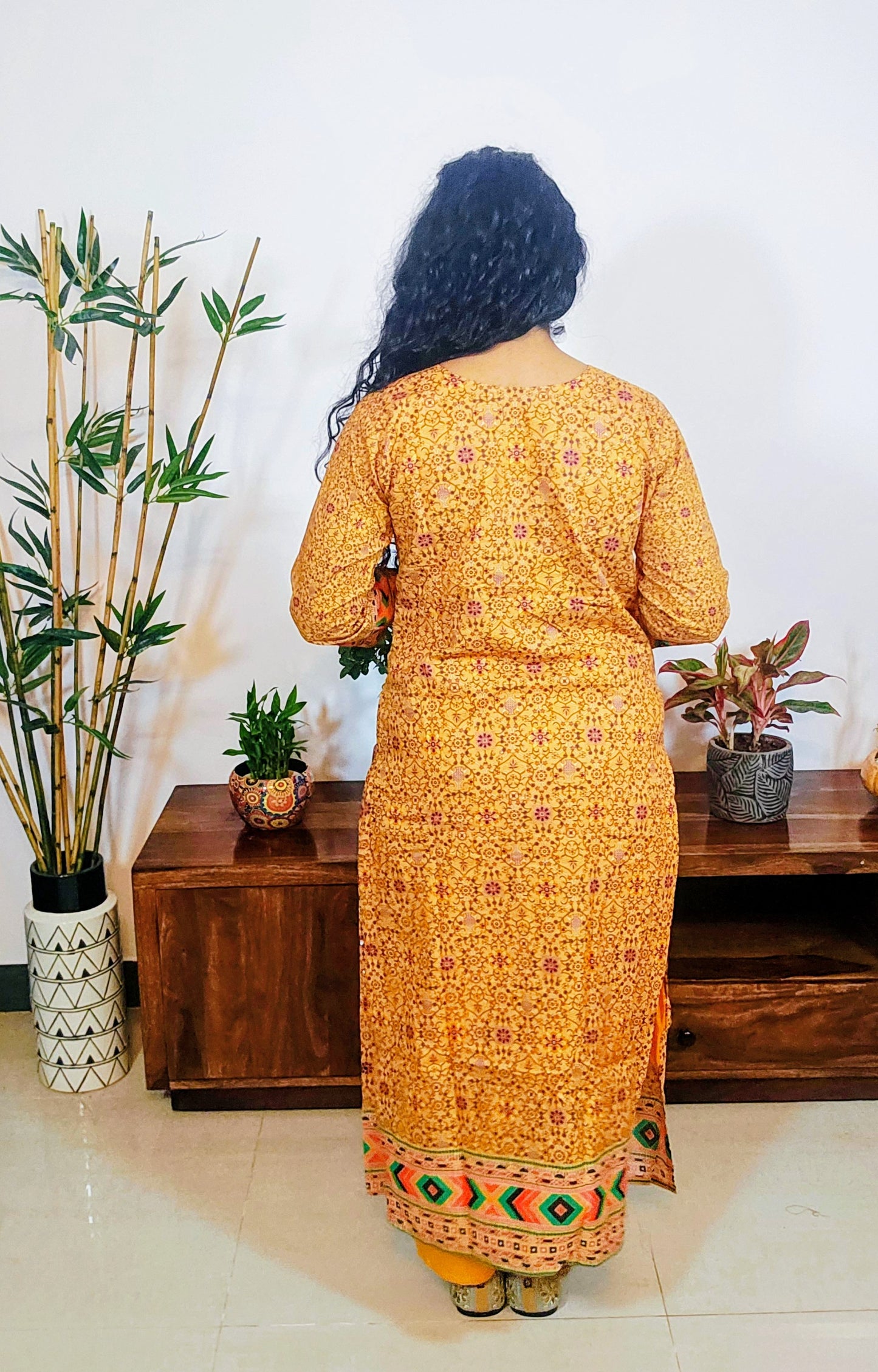 EthnixThread Premium Festive Wear Collection – Embelished yellow Suits with Designer Dupattas (M–2XL)