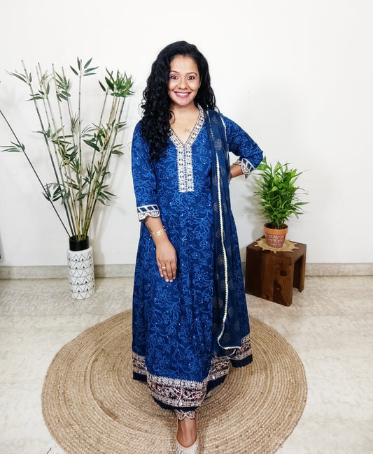 anarkali suit set