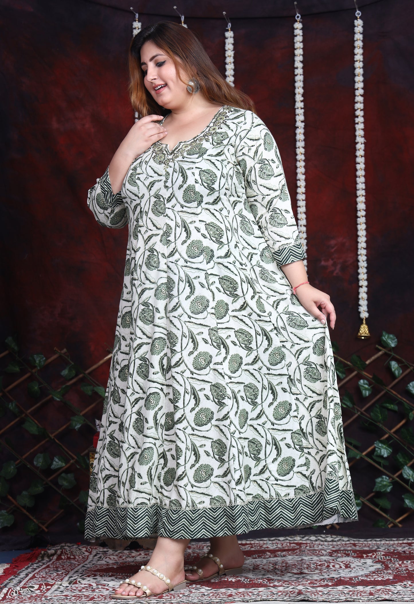 EthnixThread Cotton Anarkali Kurtas tailored for the woman who owns her curves