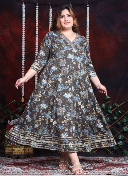 EthnixThread Cotton Anarkali Kurtas tailored for the woman who owns her curves