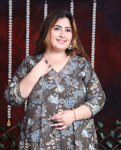 EthnixThread Cotton Anarkali Kurtas tailored for the woman who owns her curves