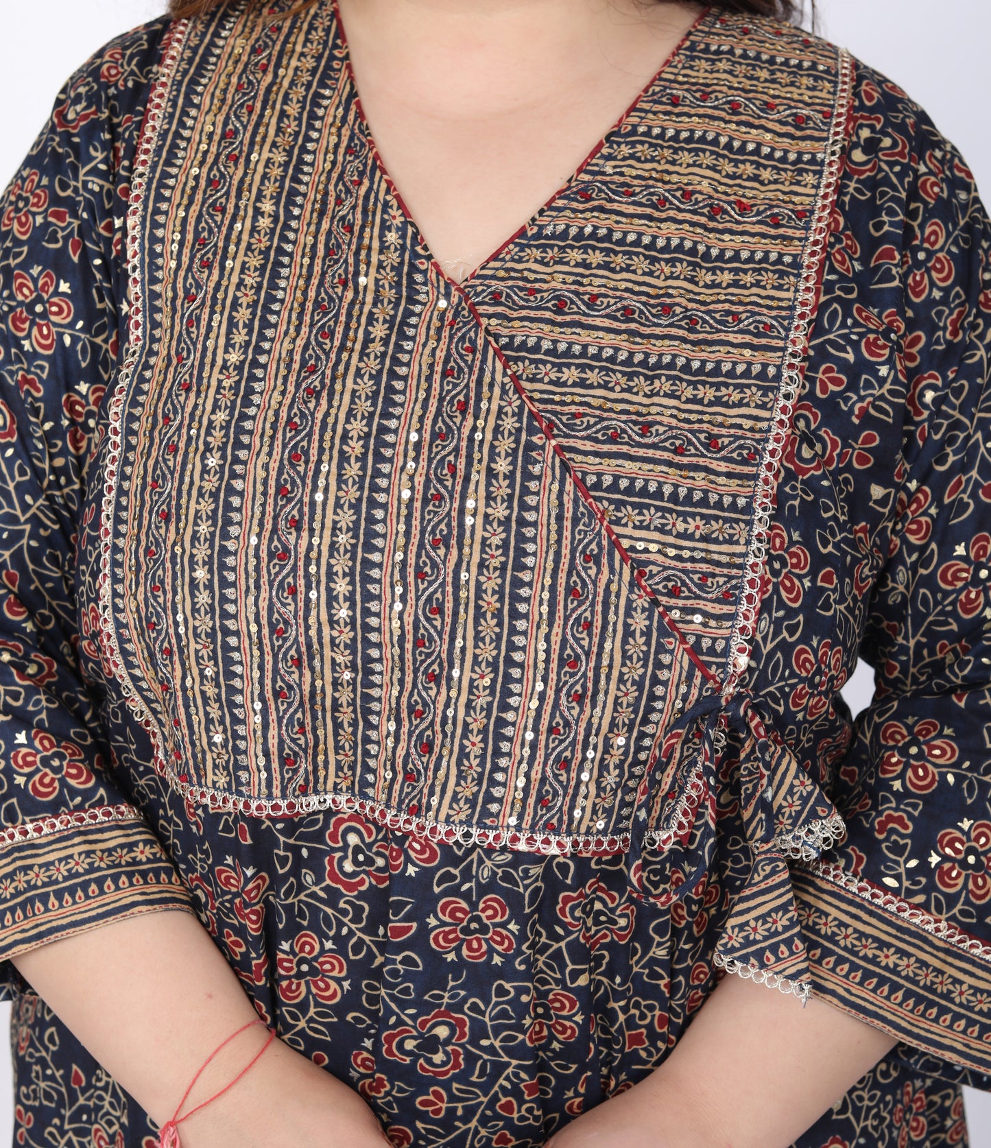 EthnixThread Heavy Designer Cotton Anarkali Suit Sets for Plus Sizes 3XL–6XL