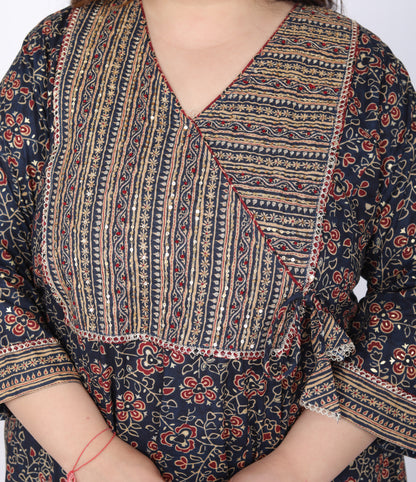 EthnixThread Heavy Designer Cotton Anarkali Suit Sets for Plus Sizes 3XL–6XL