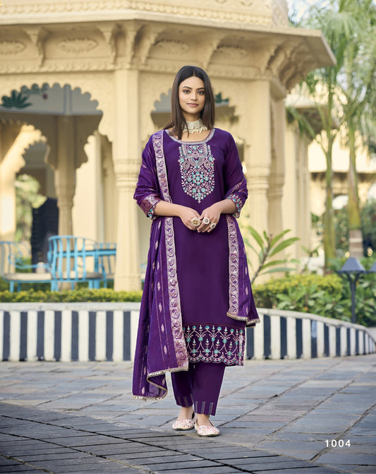 Exquisite Embroidered Party Wear Suit Sets – Timeless Elegance for Every Occasion