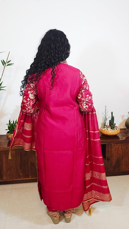 EthnixThread Premium Silk Suits for Karwa Chauth & Festive Celebrations (M–2XL)