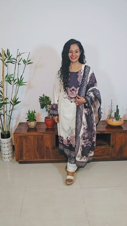 EthnixThread Premium Festive Wear Collection – Embroidered Suits with Designer Dupattas (M–2XL)