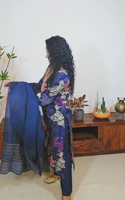 EthnixThread Premium Festive Wear Collection – Embroidered Suits with Designer Dupattas (M–2XL)