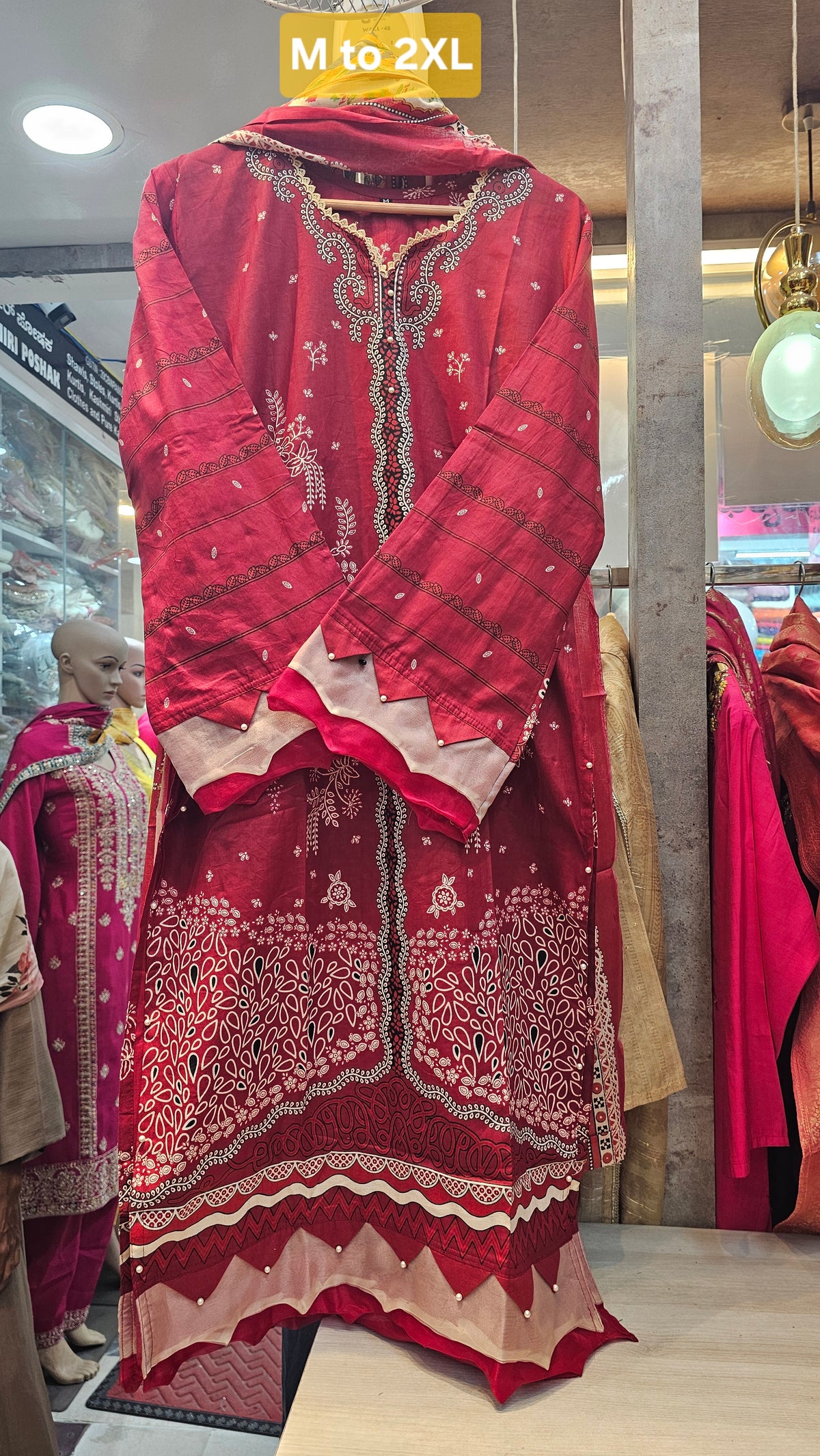 Premium Pakistani Cotton Suit Sets – M to 2XL