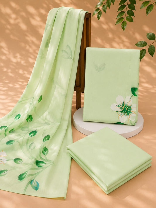 Pure Cotton Dress Material with Mul Cotton Dupatta – Elegant Everyday Comfort