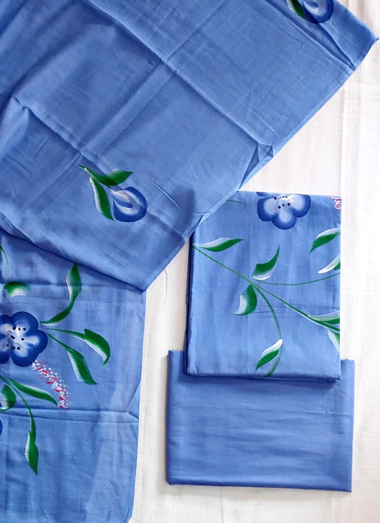 Pure Cotton Dress Material with Mul Cotton Dupatta – Elegant Everyday Comfort