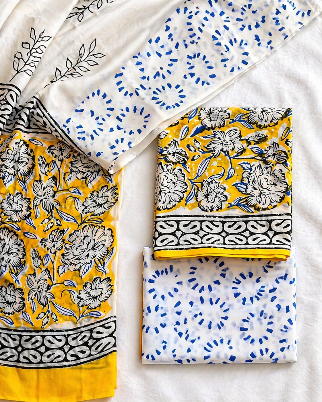 Pure Cotton Dress Material with Mul Cotton Dupatta – Elegant Everyday Comfort