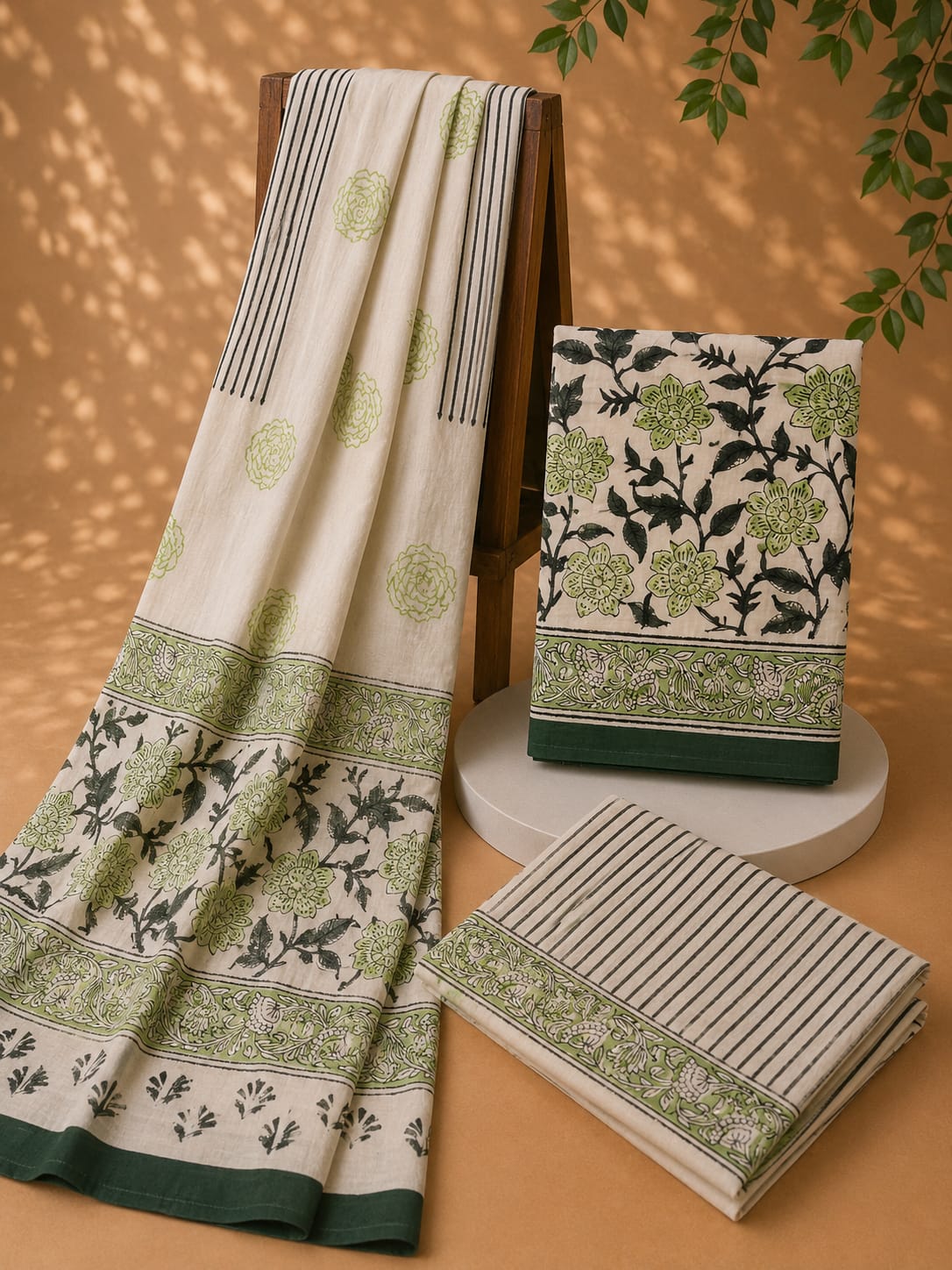 Pure Cotton Dress Material with Mul Cotton Dupatta – Elegant Everyday Comfort